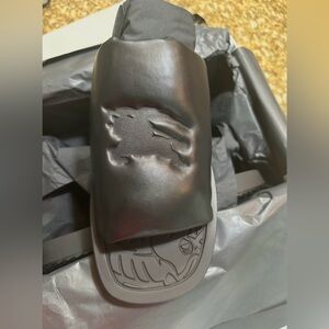 Burberry EKD Slab slides size 44 Men’s AUTHENTIC